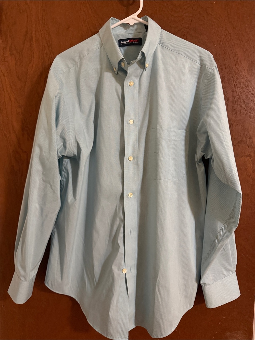 Roundtree & Yorke Light Blue Button-Down Dress Shirt